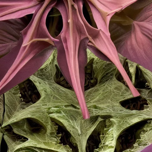 Image similar to datura stramonium human hybrid, in natural habitat, hyper realistic, hyper detailed, warm colours