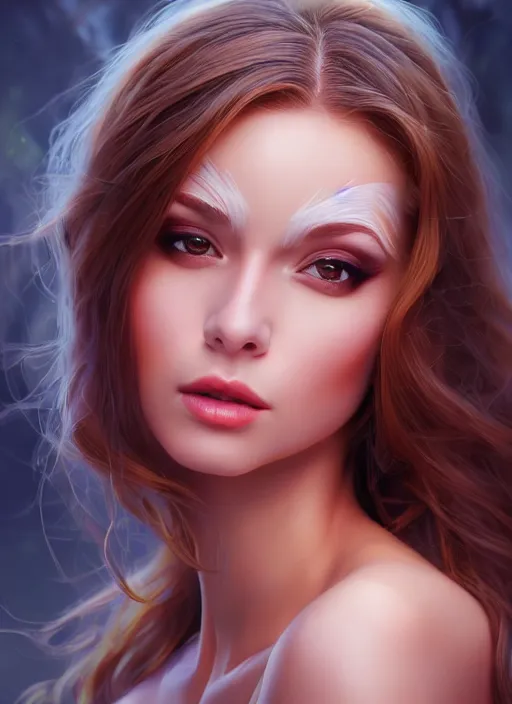 Image similar to photo of a gorgeous young woman honey sorceress in the style of stefan kostic, realistic, sharp focus, 8 k high definition, insanely detailed, intricate, elegant, art by stanley lau and artgerm