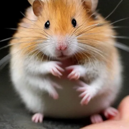 Prompt: cutest little hamster you've ever seen