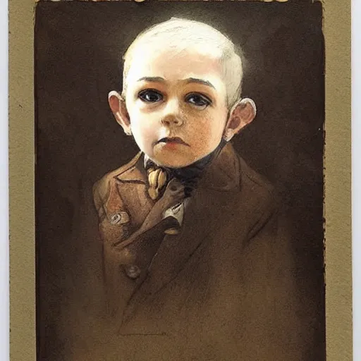 Image similar to (((((((((portrait of boy dressed as steampunk detective . muted colors.))))))))) by Jean-Baptiste Monge !!!!!!!!!!!!!!!!!!!!!!!!!!!