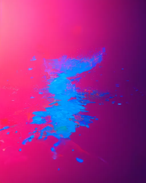 Image similar to color pigments spread out in water, look like someone is dancing, dream, unreal 5, trending on artstation