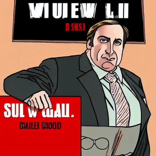 Image similar to obese saul goodman