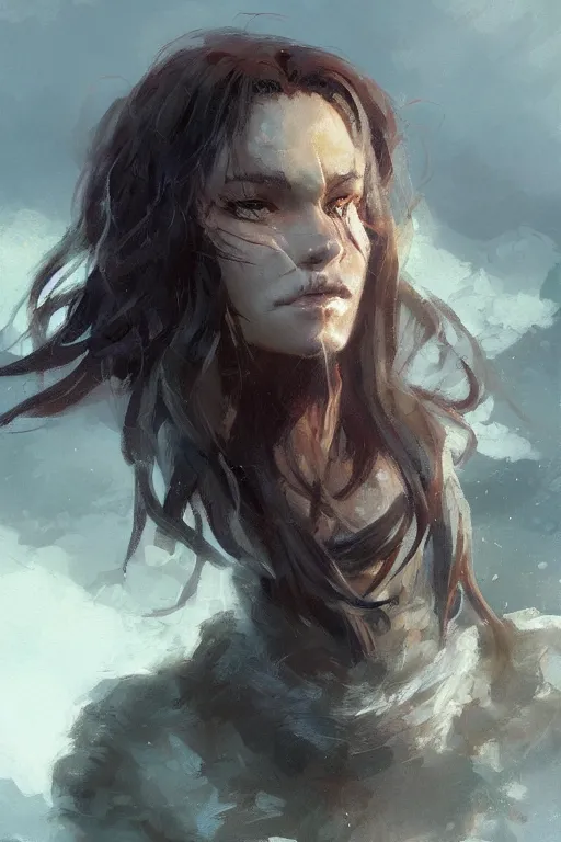 Image similar to dungeons and dragons character closeup portrait, dramatic light, lake background, 2 0 0 mm focal length, painted by stanley lau, painted by greg rutkowski, painted by stanley artgerm, digital art, trending on artstation