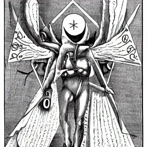 Prompt: found pages from a satanic occult textbook written in the 1 9 2 0 ’ s. pictures, diagrams