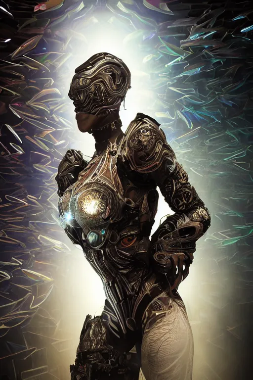 Image similar to cinematic shot epic fractal halls of creativity, walls of large moving images, hyper realistic, mood lighting, fantasy, detailed people creating beautiful diverse large holographic art, highly detailed, super realistic, point of view of visor wearer, air hands painting art in the air!, perfect lighting pixel sorting