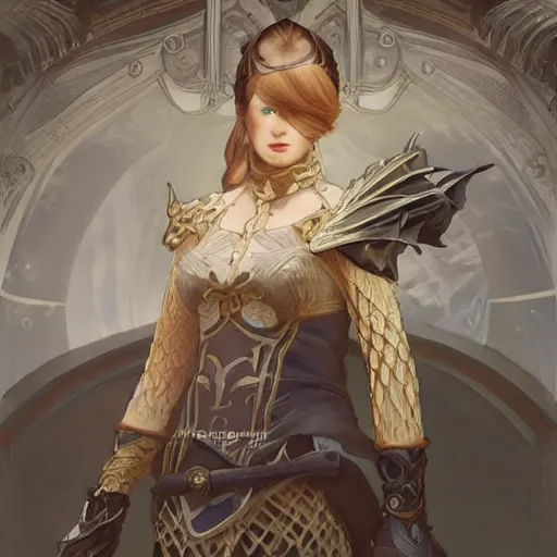 Image similar to Lunafrena from Final Fantasy Kingsglave, highly detailed, digital painting, artstation, concept art, smooth, sharp focus, illustration, ArtStation, art by artgerm and greg rutkowski and alphonse mucha and J. C. Leyendecker and Edmund Blair Leighton and Katsuhiro Otomo and Geof Darrow and Phil hale and Ashley wood and Ilya repin and Charlie Bowater