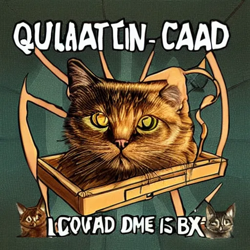 Image similar to Quantum cat dead/undead in a box