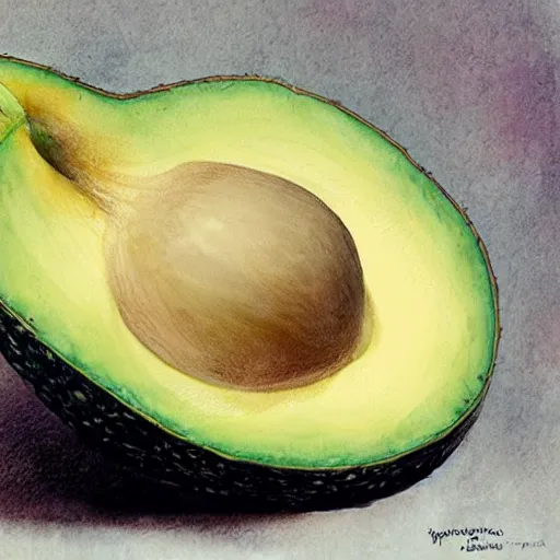 Image similar to emmawatson - avocado hybrid by jean - baptiste monge