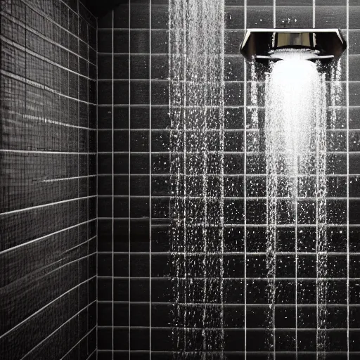 Prompt: still photo of a japanese shower in bathroom, highly detailed, photorealistic portrait, bright studio setting, studio lighting, crisp quality and light reflections, unreal engine 5 quality render