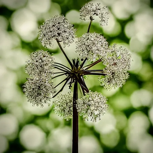 Prompt: “ heracleum, high detailed, bokeh, 4 k ”