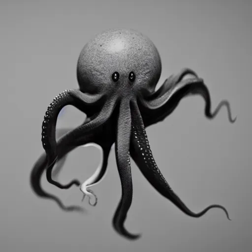 Image similar to octopus grabbing a sphere, 5 5 mm