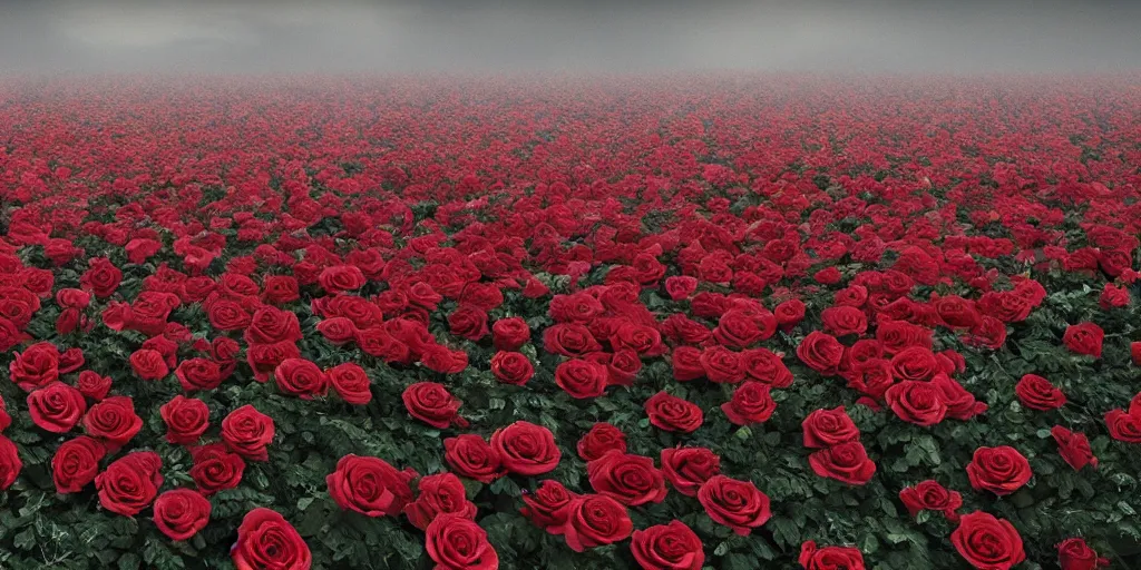 Image similar to a product picture of hundreds of roses falling from the sky, photographic filter, unreal engine 5, realistic, hyperdetailed, 8 k, cinematic, volumetric lighting, very realistic effect, hd, hdr, 4 k, sharp focus, octane render, ultra detailed, high resolution, trending on artstation in the style of albert dros glowing rich colors powerful imagery