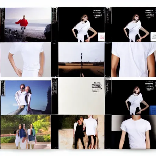 Image similar to photo catalogue the most expensive white t shirt in the world