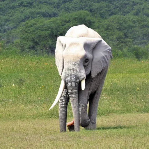 Image similar to albino elephant