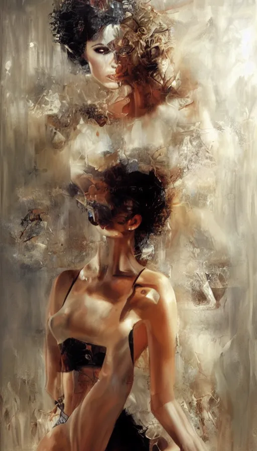 Image similar to life and death mixing together, by rob hefferan