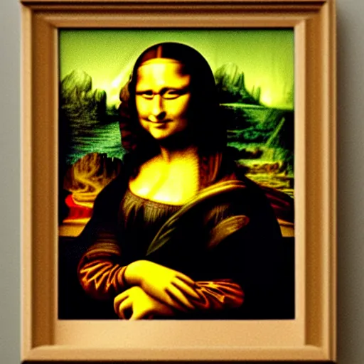 Image similar to Mona Lisa with a beard