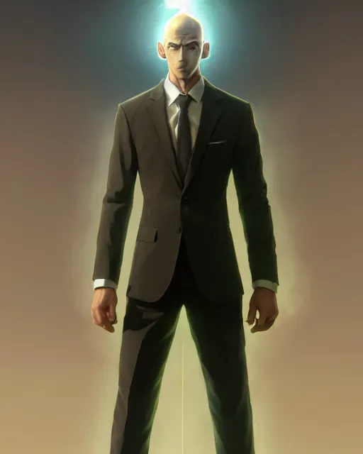 Prompt: gigachad luigi wearing a suit in the mountain, fantasy character portrait, ultra realistic, anime key visual like saitama, full body concept art like ernest khalimov, intricate details, highly detailed by greg rutkowski, ilya kuvshinov, gaston bussiere, craig mullins, simon bisley