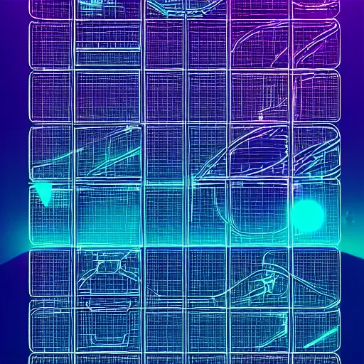 Image similar to synthwave wireframe intergalactic planetary future space vehicles that look super stylish. neofuturism. grid. lines.