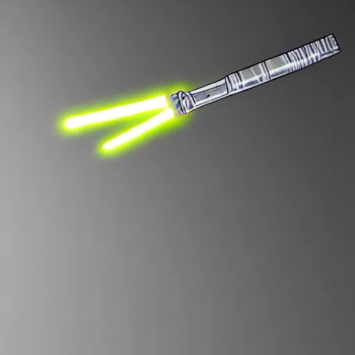 Image similar to lightsaber fork