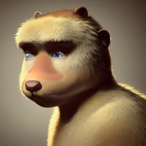 Prompt: hyperrealistic dslr film still of justin bieber disguised as ( anthropomorphic beaver ), stunning 8 k octane comprehensive 3 d render, inspired by istvan sandorfi & greg rutkowski & unreal engine, perfect symmetry, dim volumetric cinematic lighting, extremely hyper - detailed, incredibly real lifelike attributes & flesh texture, intricate, masterpiece, artstation, stunning