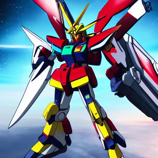 Prompt: gundam