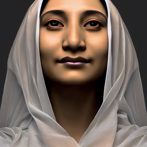 Prompt: an nepali woman in the style of mona lisa by leonardo da vinc, octane render