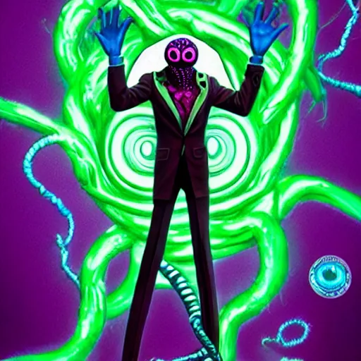 Prompt: Shuma gorath in the spiderverse film