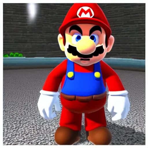 Image similar to Saul Goodman in Super Mario 64, gameplay