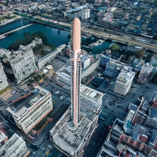 Image similar to drone images of the tallest person ever