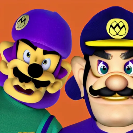 Image similar to wario and waluigi 9 / 1 1