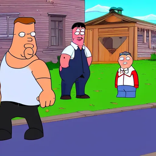 Image similar to family guy in fortnite