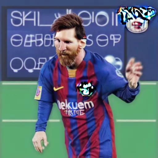 Prompt: Lionel Messi as a Pokémon