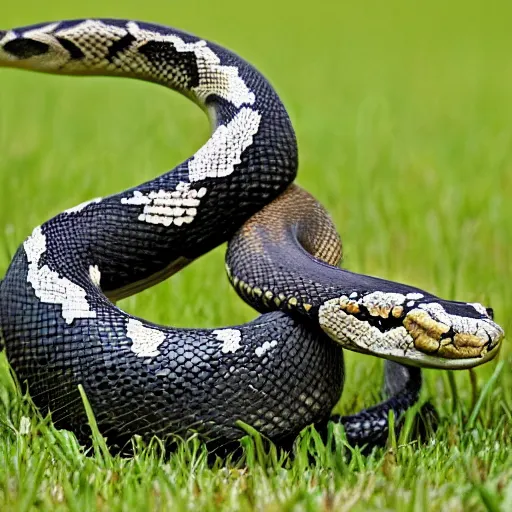 Image similar to the snake eating its own tail