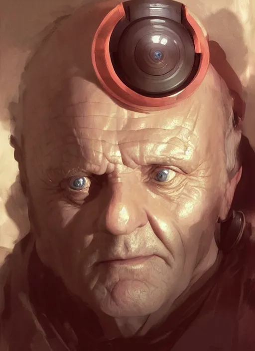 Prompt: Anthony Hopkins as thufir hawat, human computer, VR headset, digital art from artstation by Ruan Jia and Mandy Jurgens and Artgerm and william-adolphe bouguereau