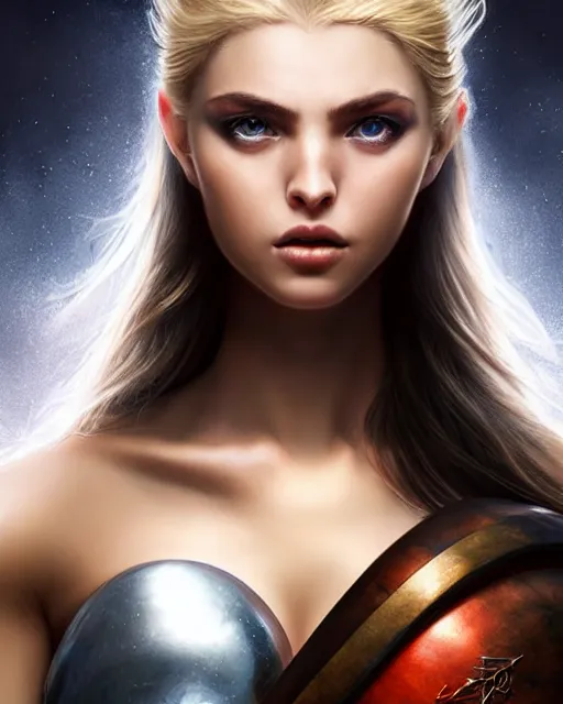 Image similar to a beautiful warrior woman bowling, photo, ultra detail, photoreal, professionally retouched, soft moonlight lighting, shiny plastic armor, realistic, smooth face, goddess, luscious lips, perfect eyes, wide angle, sharp focus on eyes, 8 k high definition, insanely detailed, intricate, elegant, art by artgerm and wlop