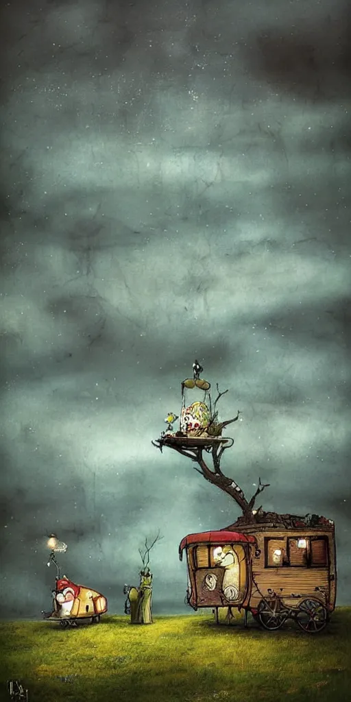 Image similar to a caravan by alexander jansson