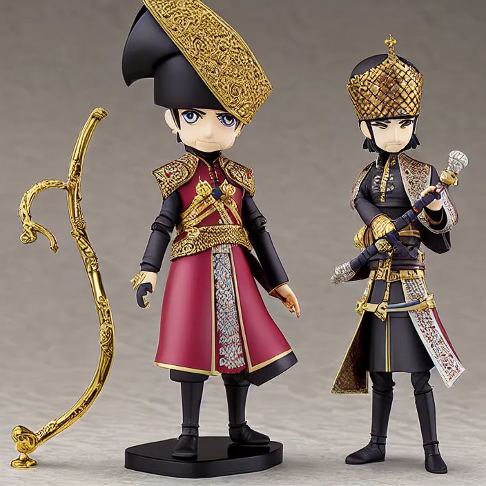 Image similar to suleiman the magnificent, an anime nendoroid of suleiman the magnificent, figurine, detailed product photo