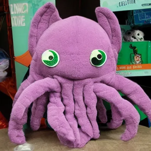 Image similar to build a bear cthulhu