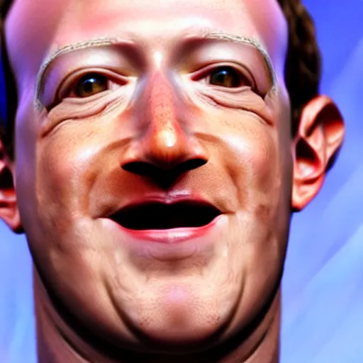 Prompt: mark zuckerberg has lizard eyeballs