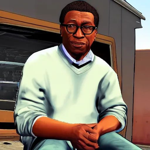 Image similar to african american bill gates in gta 5 cover