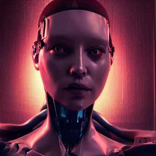 Image similar to cyberpunk humanoid from 2100 wearing clear coat digital art,octane render,cgsociety