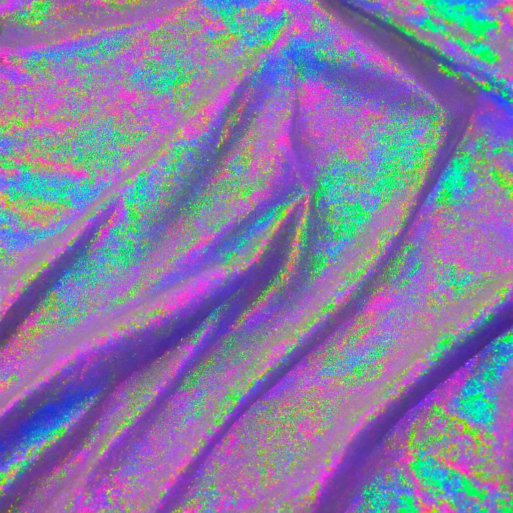 Crumpled Holographic Film Pattern