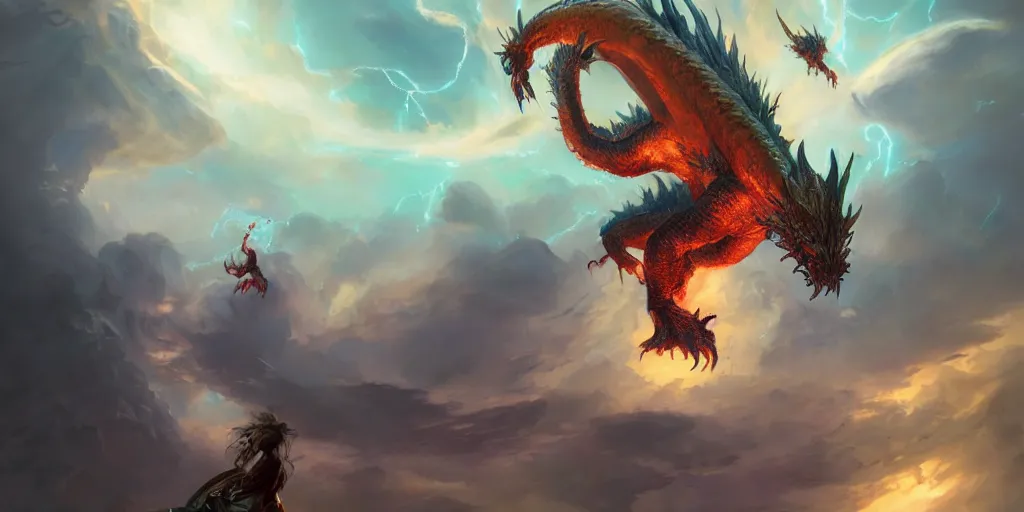 Hyper Realistic Fantasy Dragon in 8k · Creative Fabrica
