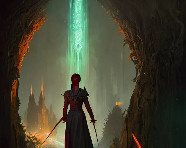 Prompt: highly detailed portrait of eva green as a mage, in dragon age : inquisition, stephen bliss, unreal engine, fantasy art by greg rutkowski, loish, rhads, ferdinand knab, makoto shinkai and lois van baarle, ilya kuvshinov, rossdraws, tom bagshaw, global illumination, radiant light, detailed and intricate environment