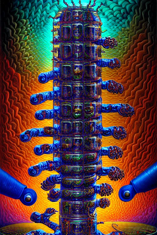 Prompt: a photorealistic painting of the transparent glass isometric nightmare abomination horror machine electronic chemistry by johfra bosschart, lisa frank, dark fantasy art, high detail, trending on artstation