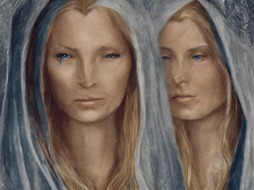 Prompt: beautiful portrait of galadriel