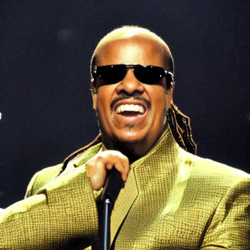 Image similar to Stevie Wonder in The Matrix