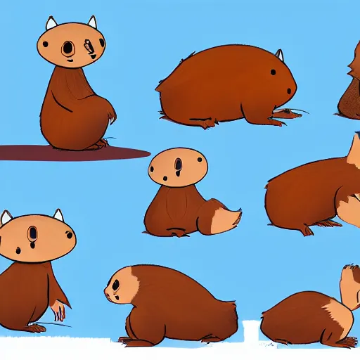 Image similar to beaver concept art style