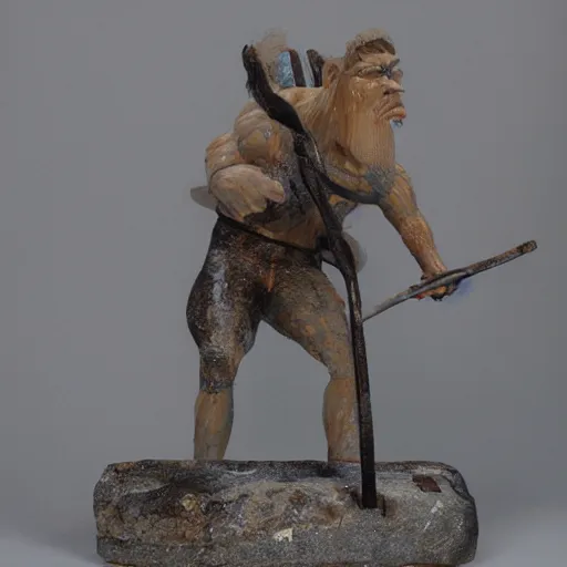 Image similar to paleolithic figurine