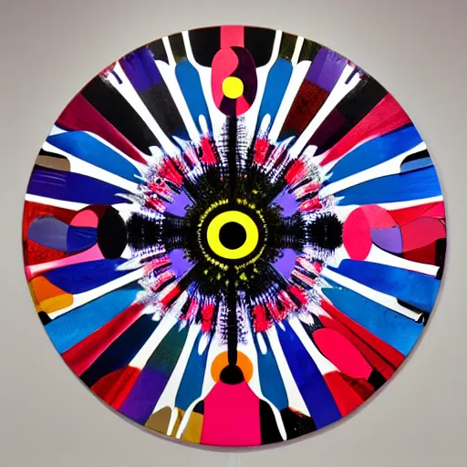 Image similar to fake damien hirst art